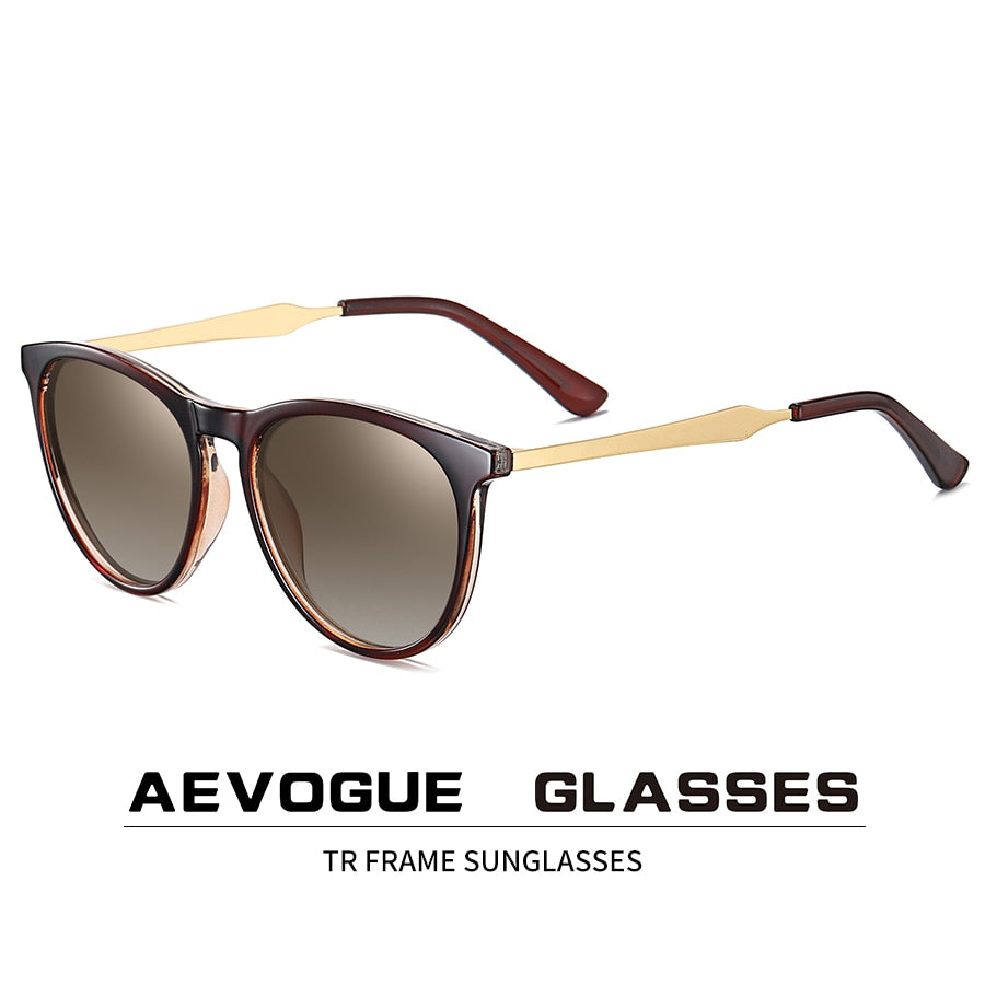 AEVOGUE New Women Polarized Korean Fashion Sunglasses Men Driving Retro Outdoor Glasses Brand Design UV400 AE0816