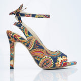 Summer Women Thin High Heels Pumps 10CM Fish Mouth Bow Not Woman Hollow Out Cross-tied Pumps Party Wedding women Shoes