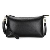 Designer clutch bag for women fashion zipper ladies hand bags genuine leather envelope clutches female with strap clutch purse