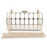 Luxury Brand Design Acrylic Decoration Clutches Women Evening Bags Party Wedding Hand Bag Chain Crossbody Purses Wallet Clutch