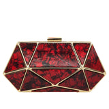 Luxury Brand Design Acrylic Decoration Clutches Women Evening Bags Party Wedding Hand Bag Chain Crossbody Purses Wallet Clutch