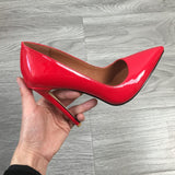 2020 Women Classic Pumps Extreme High Heels 12cm Sexy Stilettos Ladies Pointed Toe Shoes Nude Red Blue Black Beige Leopard Heels