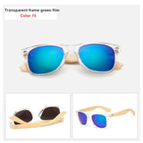 Bamboo Sunglasses Men Women Travel Goggles Sun Glasses Vintage Wooden Leg Eyeglasses Fashion Brand Design Sunglasses Male Female