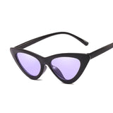 Sexy Cat Eye Sunglasses Women Brand Designer Mirror Black Triangle Sun Glasses Female Lens Shades for Ladies Eyewear UV400