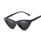 Sexy Cat Eye Sunglasses Women Brand Designer Mirror Black Triangle Sun Glasses Female Lens Shades for Ladies Eyewear UV400