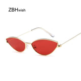 Cute Sexy Cat Eye Sunglasses Women Retro Small Black Red Pink Cateye Sun Glasses Female Vintage Shades For Women