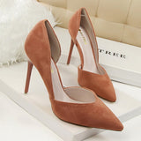 2020 Spring Summer Women Pumps Shallow Hollow High Heels With 10cm Women Shoes  Party Wedding Stiletto 3168-6