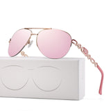 FENCHI sunglasses women uv 400 oculos female sun glasses shades mirror Pilot Pink feminino zonnebril dames gafas de sol mujer